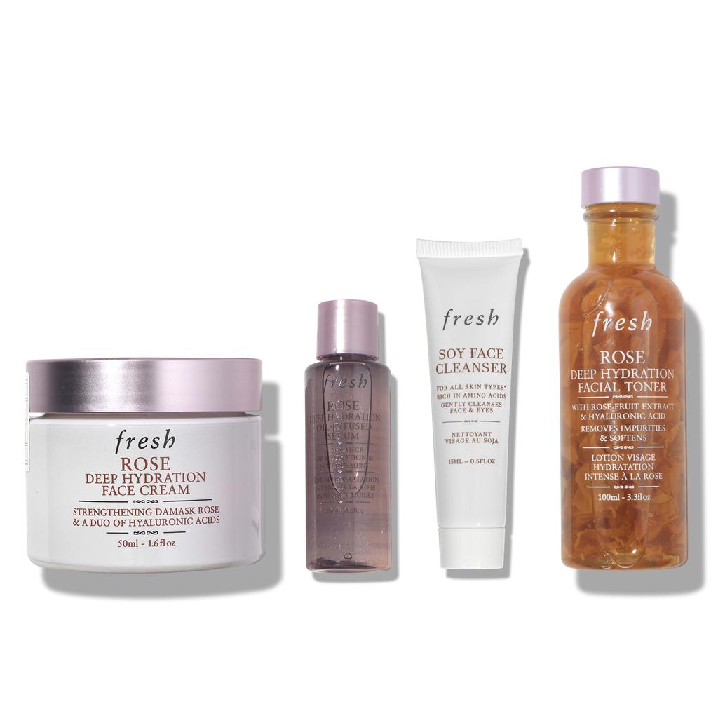 Fresh Rose Hydrating Skincare Set