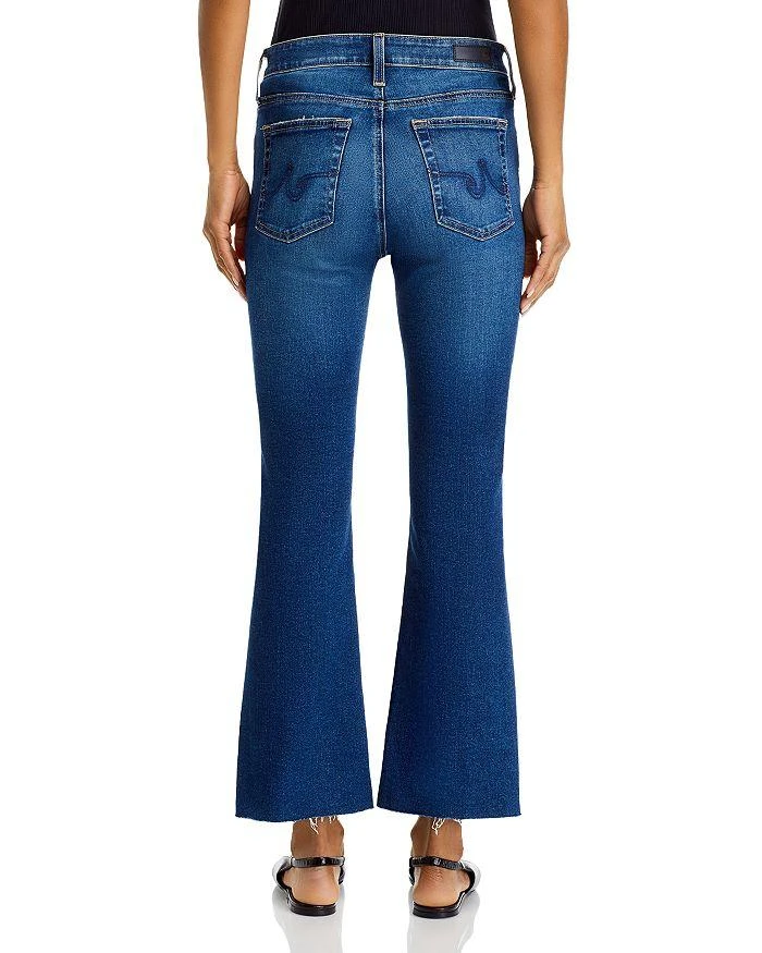 AG Farrah Mid Rise Bootcut Crop Jeans in Forgotten 3