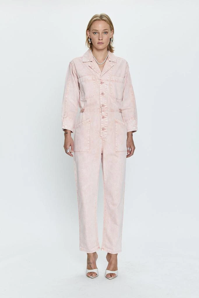 Pistola Denim Tanner Long Sleeve Field Suit - Mellow Rose Snow 4