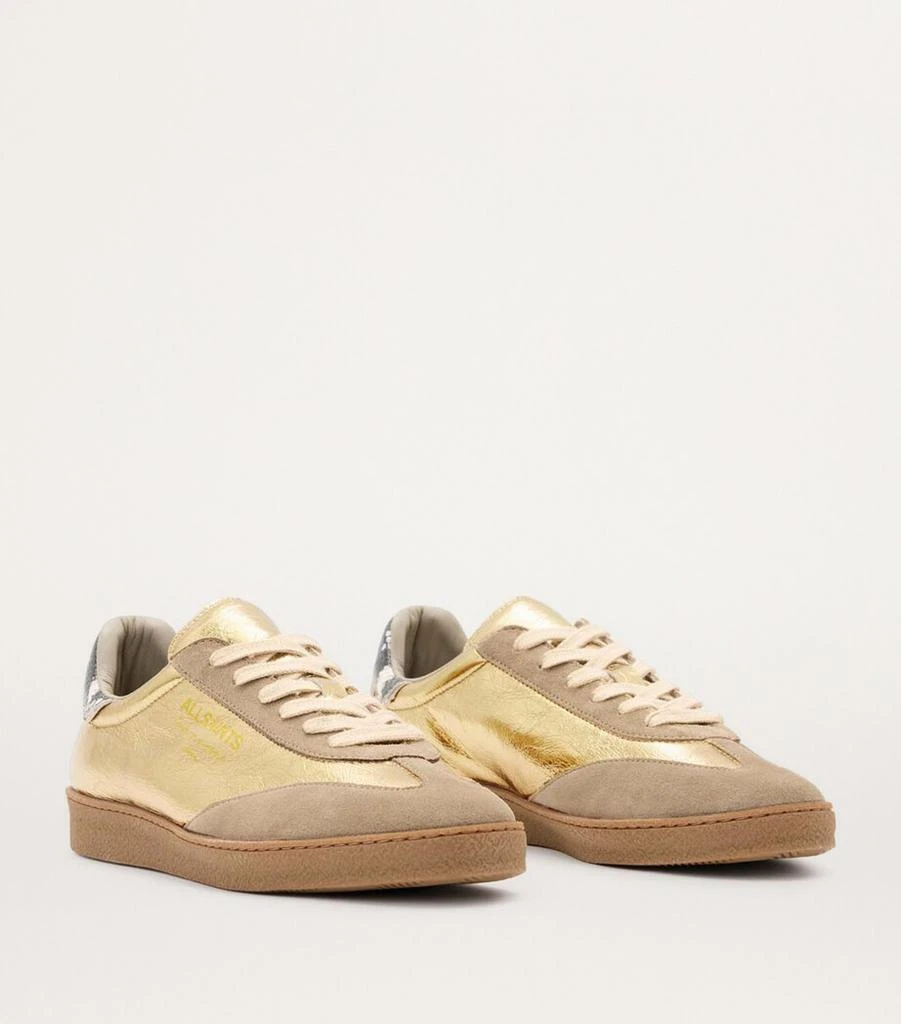 ALL SAINTS Metallic Leather Thelma Sneakers 2