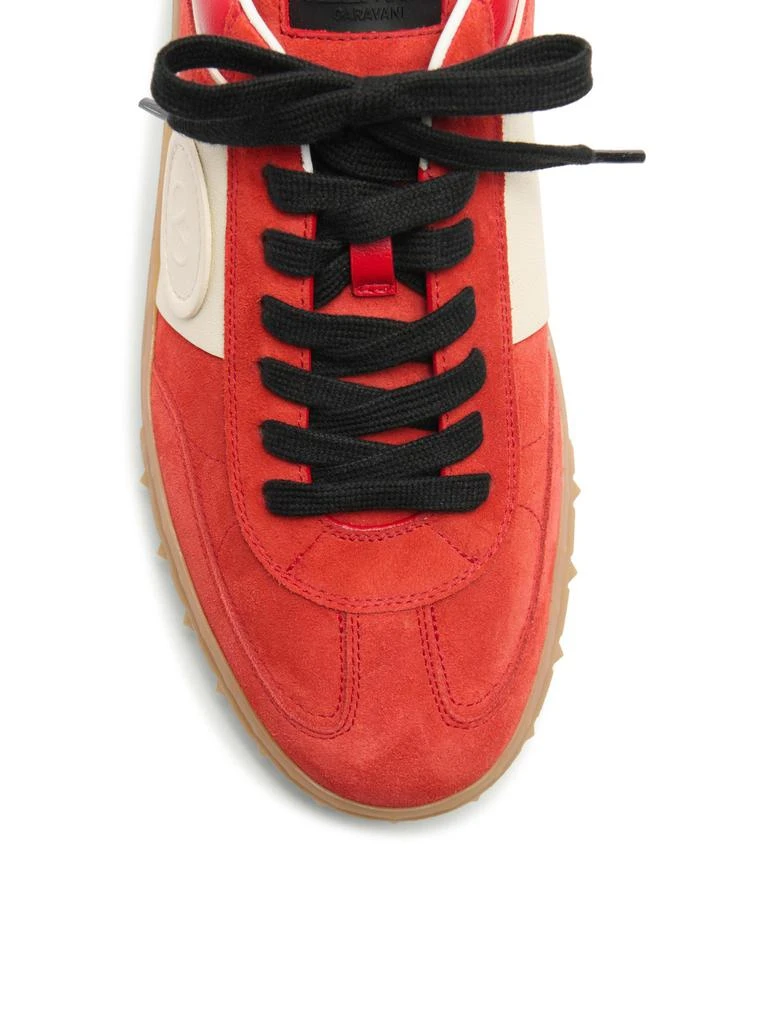 Valentino Garavani UPVILLAGE LOW TOP SNEAKER IN SPLIT LEATHER AND CALFSKIN NAPPA LEATHER 5