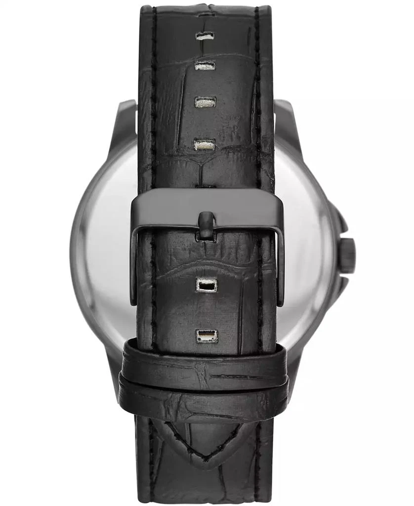 Folio Mens Black Strap Automatic Watch 44mm 3
