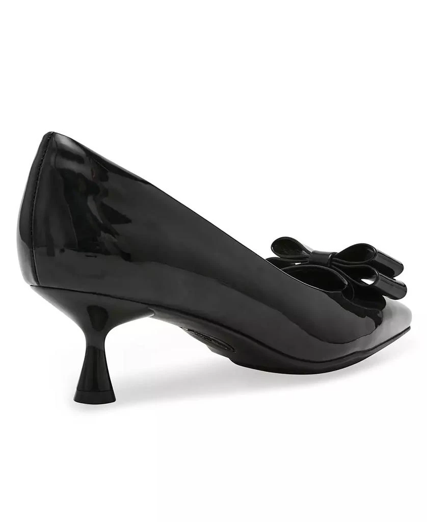 Anne Klein Women's Theresa Bow Kitten Heel Dress Pumps 5