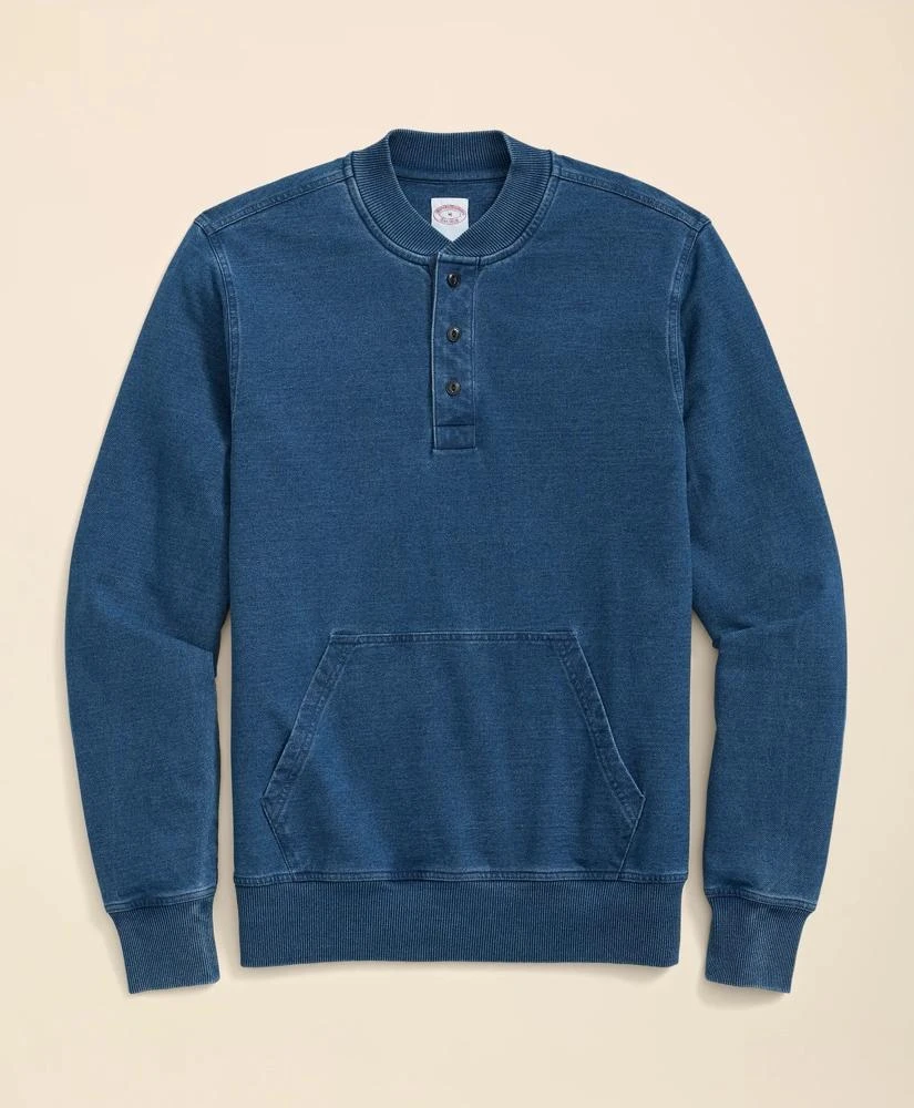 Brooks Brothers Cotton Blend Baseball Collar Sweatshirt 1