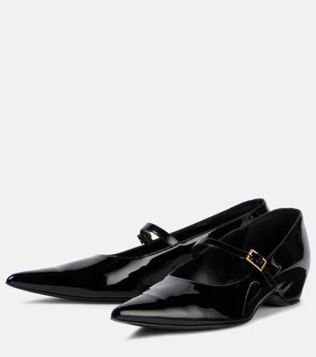 Khaite Sybil patent leather Mary Jane flats 4