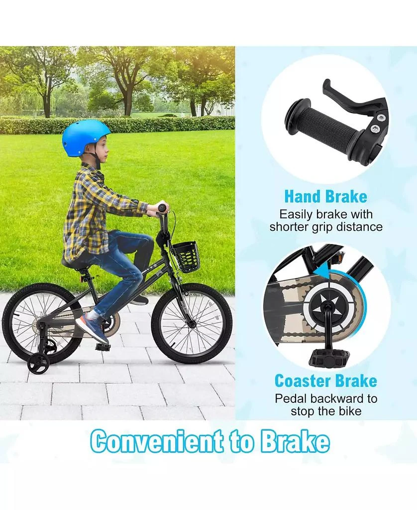 Mecale 16 Inch Kids Bike Adjustable with Transparent Chain Cover for 3-8 Years Old-16 inches 7