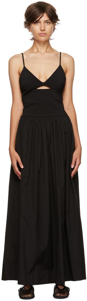 Esse Studios Black Tri Knit Maxi Dress