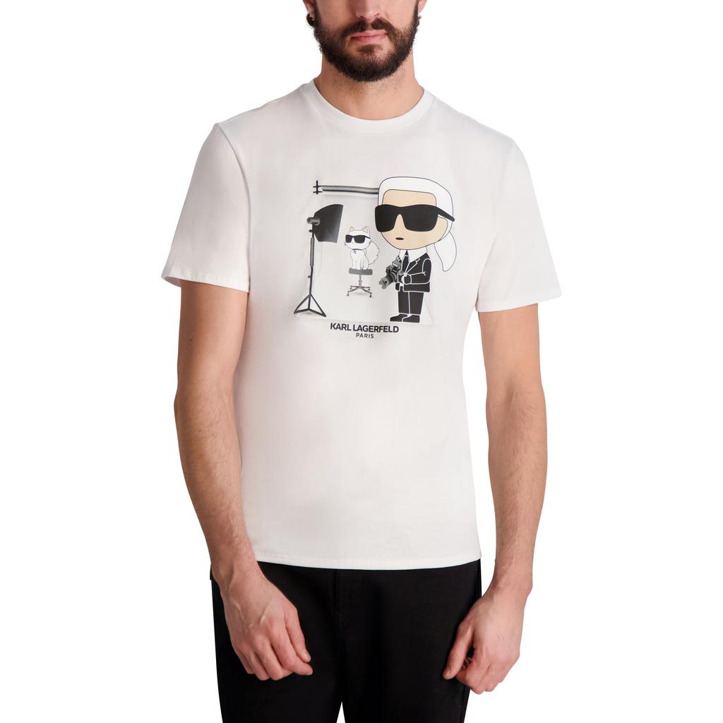 Karl Lagerfeld Paris KARL & CHOUPETTE PHOTO T-SHIRT