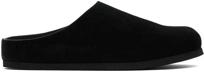 Common Projects Black Suede Loafers 1