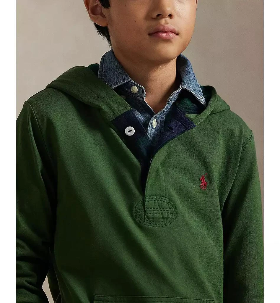 Ralph Lauren Boys
 8-20 Hooded Long Sleeve Rugby Sweatshirt 3