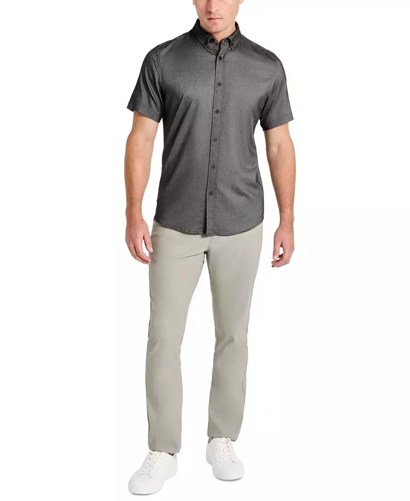 Shop Men's Slim Fit Short Sleeve Button-Down Sport Shirt on Sale at  BeyondStyle  Get 86% Off Men's Slim Fit Short Sleeve Button-Down Sport  Shirt with Limited-Time Flash Deals, Exclusive Discounts, and