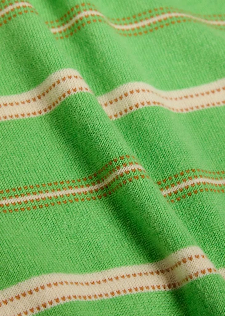 Guest In Residence Collegiate striped cashmere polo jumper 5