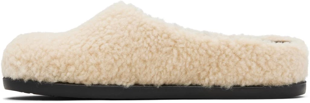 Marni Kids Off-White Logo Patch Mules 3