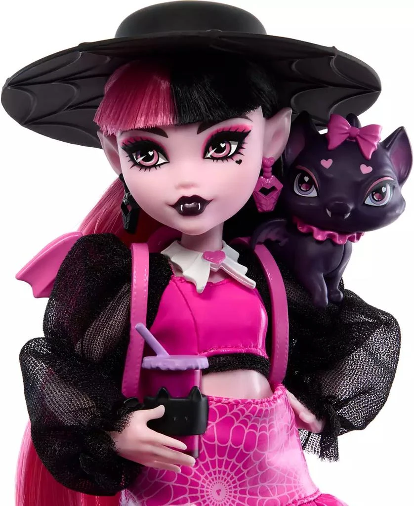 Monster High Draculaura Fashion Doll with Pet Count Fabulous and Accessories 2