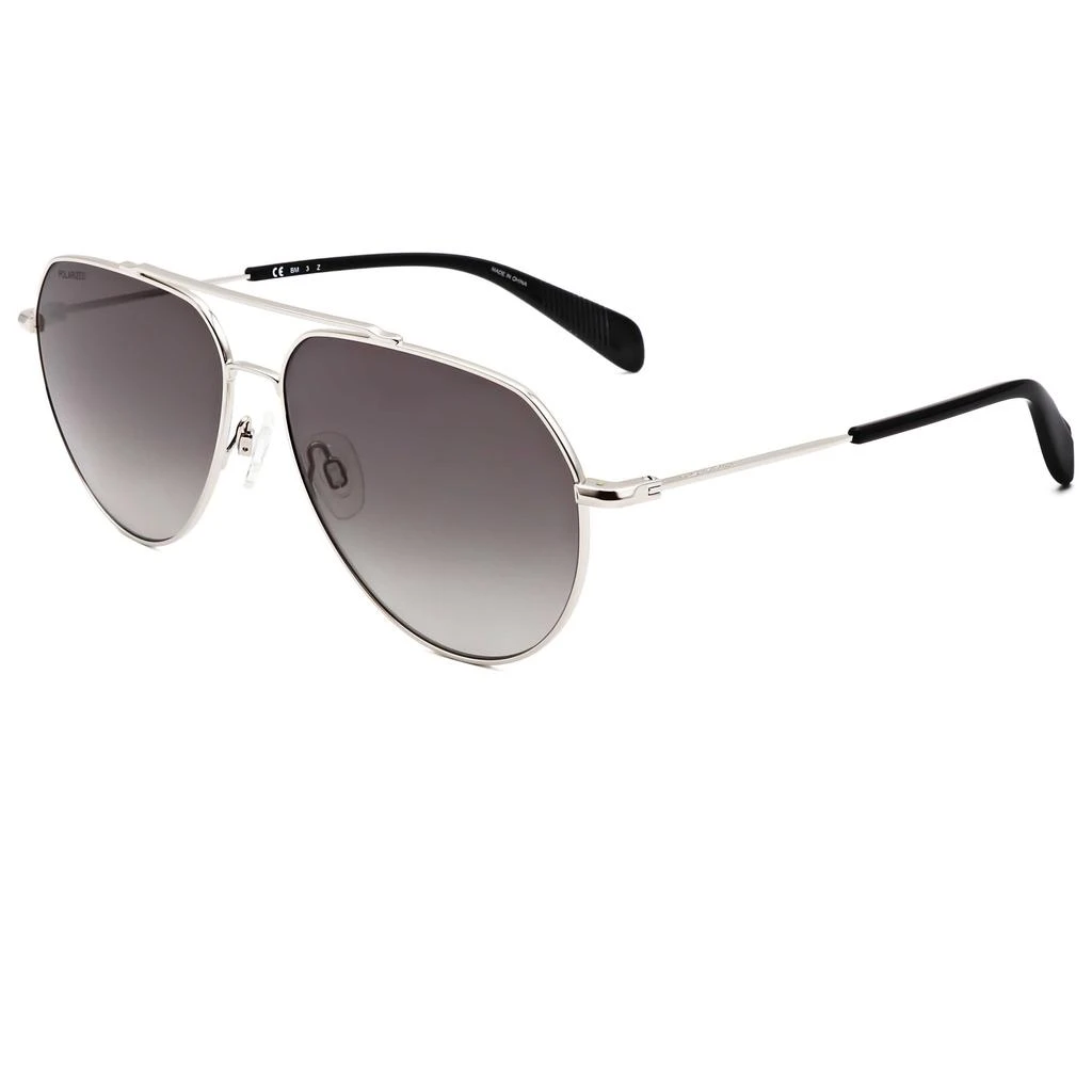 Shop Rag & Bone Silver Shield Ladies Sunglasses RNB6003/S  display picture 2