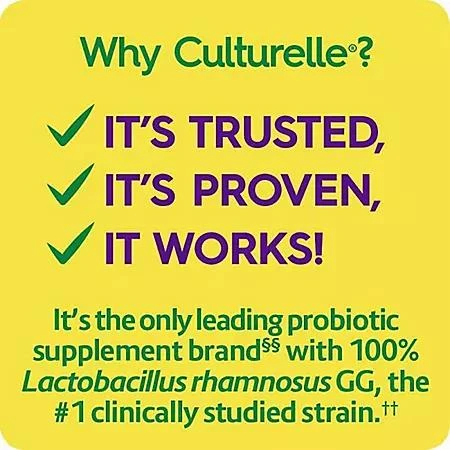 Culturelle Culturelle Digestive Daily Probiotics Capsules, 80 ct. 7