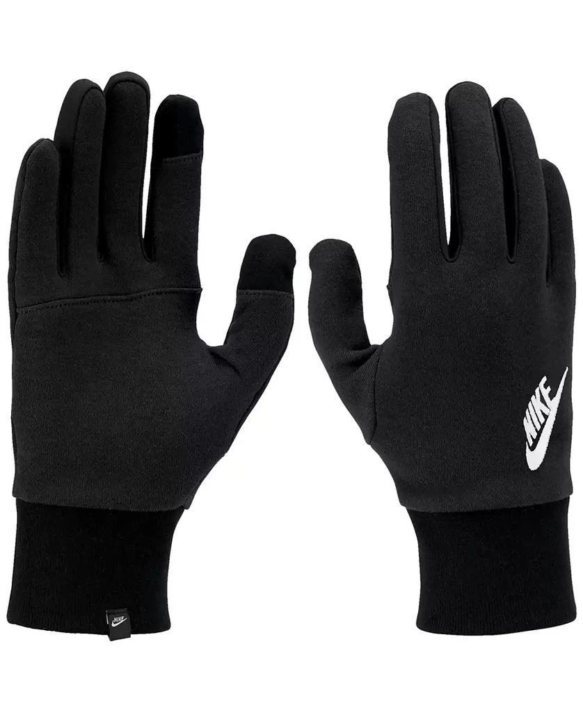 NIKE Men's Club Fleece 2.0 Embroidered Logo Tech Gloves 1