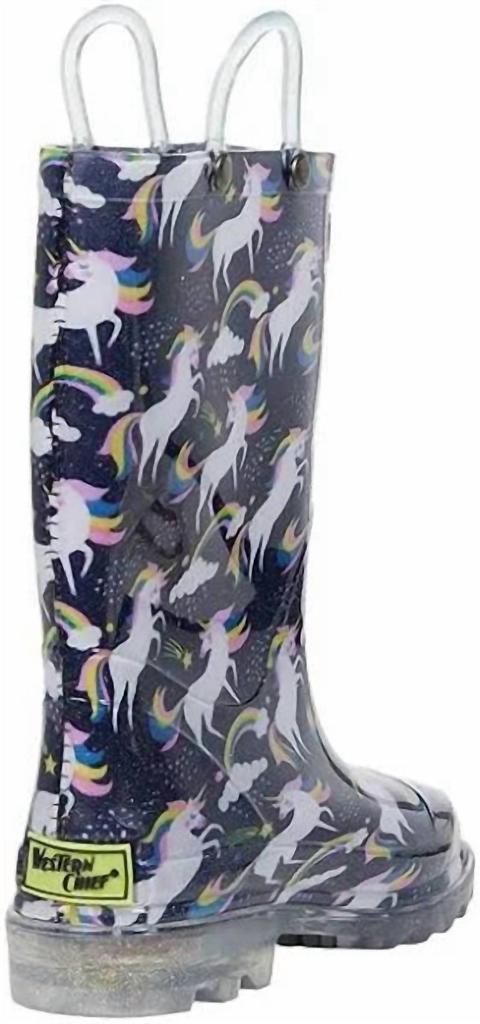 Western Chief Western Chief - Girl's Light Up Unicorn Rain Boots