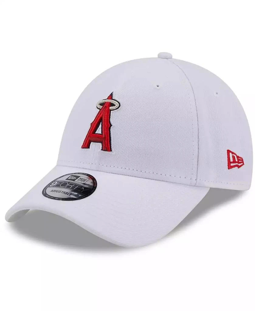New Era Men's White Los Angeles Angels League II 9FORTY Adjustable Hat 1