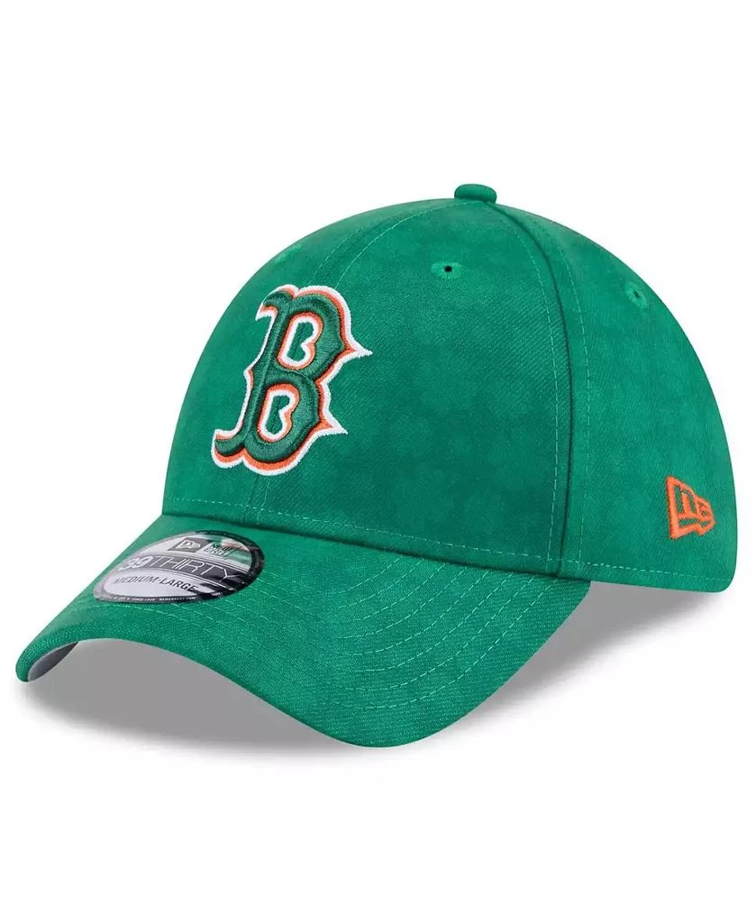 New Era Men's Kelly Green Boston Red Sox St. Patrick's Day 39THIRTY Flex Hat 1