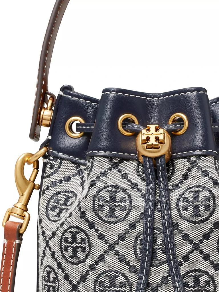 Tory Burch Mini T Monogram Jacquard Bucket Bag 6