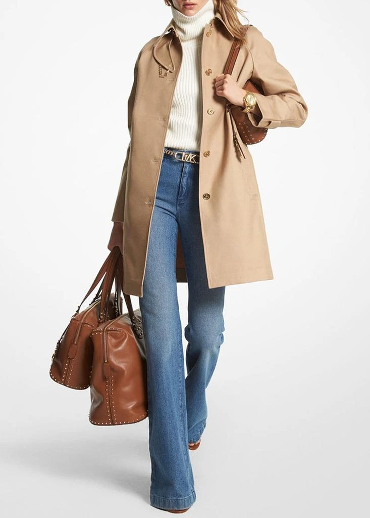 Michael Kors Cotton belted trench coat 2