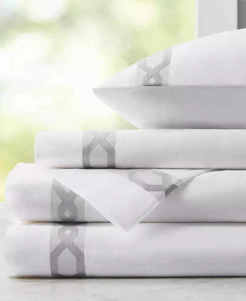 Croscill CLOSEOUT! Hem 300 Thread Count Cotton Sateen 4-Pc. Sheet Set, King 1