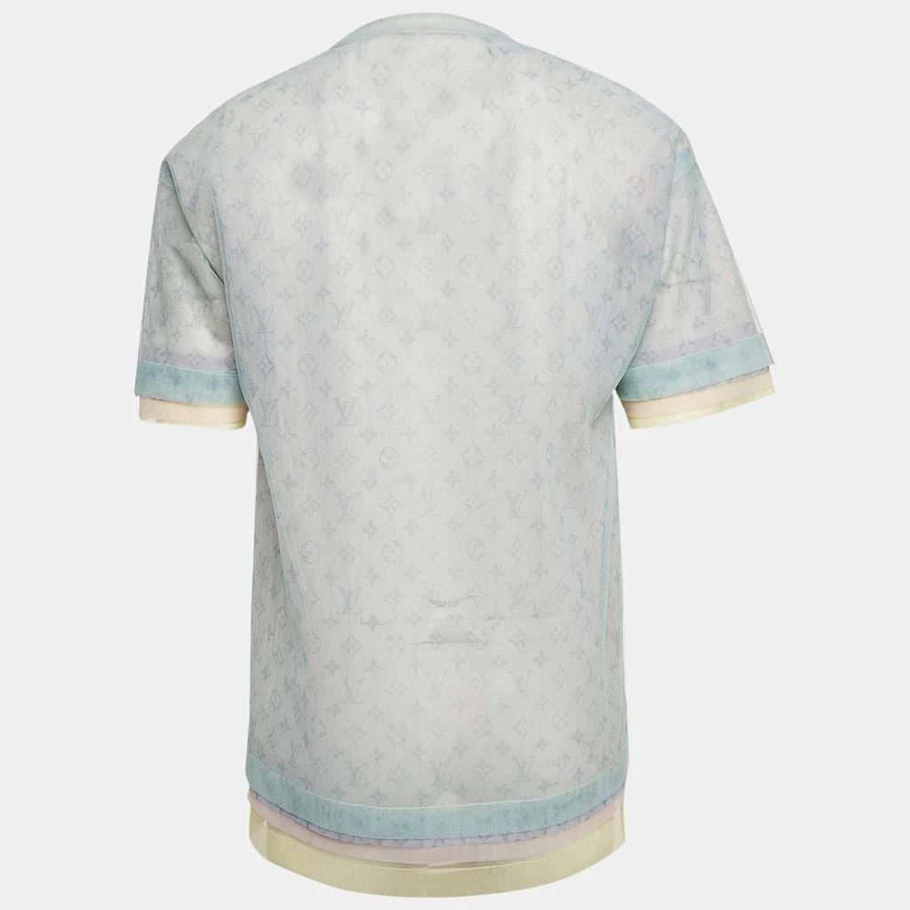 Louis Vuitton Louis Vuitton Multicolor Monogram Print Tulle Oversized T-Shirt XS 2