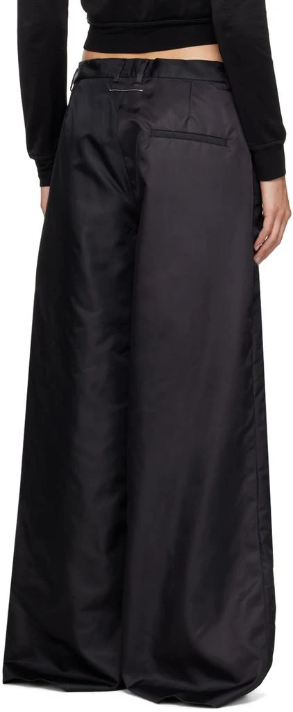 MM6 Black Flared Trousers 3