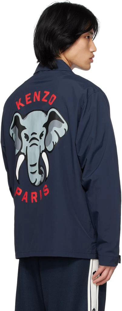 Kenzo Navy Kenzo Paris Elephant Coach Jacket 3