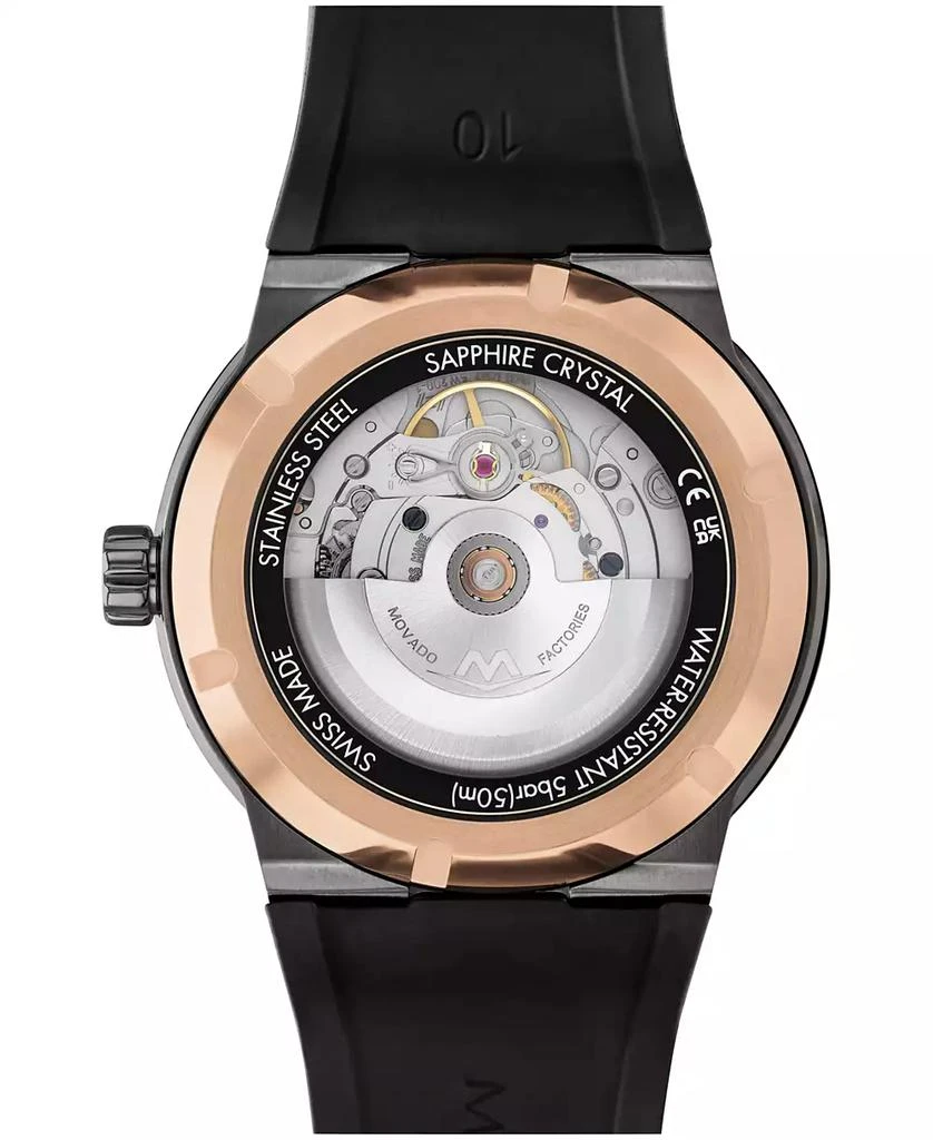 Movado Men's Bold Fusion Automatic Swiss Auto Black Rubber 43.50MM Watch 3