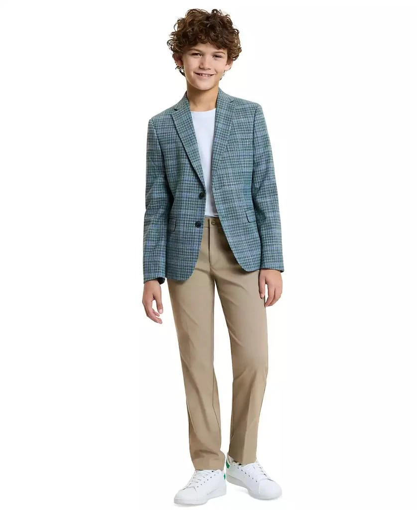 Michael Kors Boys
 8-20 Green Windowpane Plaid Jacket 2