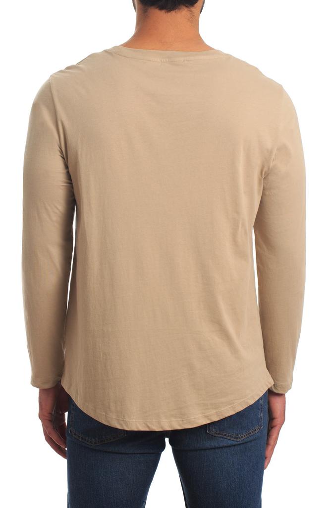 Jared Lang Peruvian Cotton Long Sleeve Crewneck T-Shirt