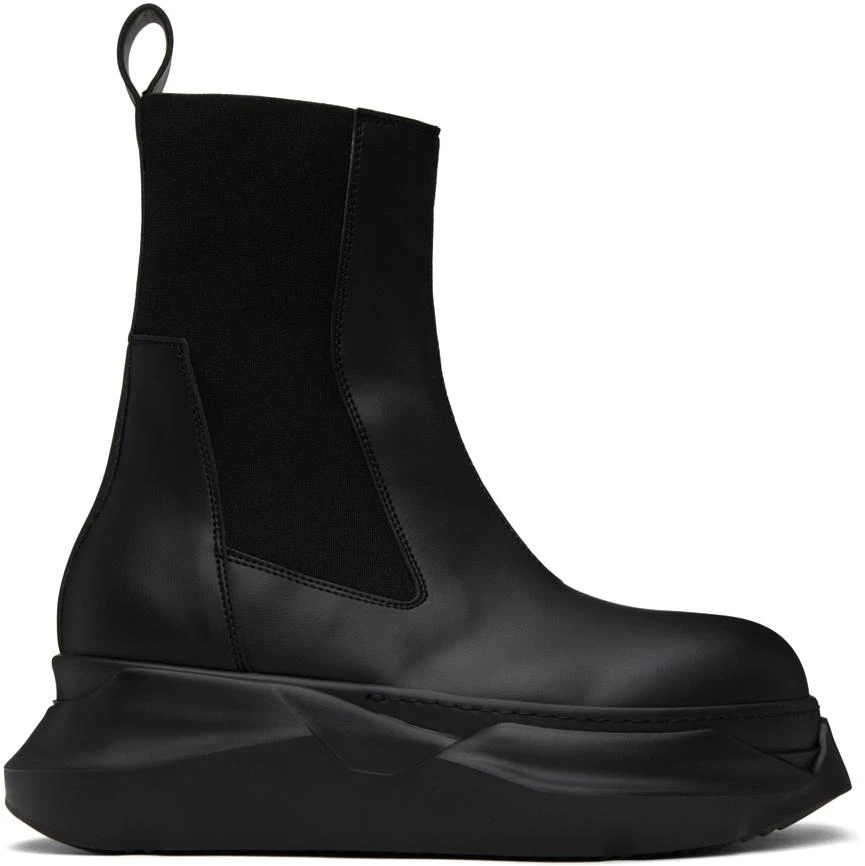 Rick Owens Black Beatle Abstract Boots 1