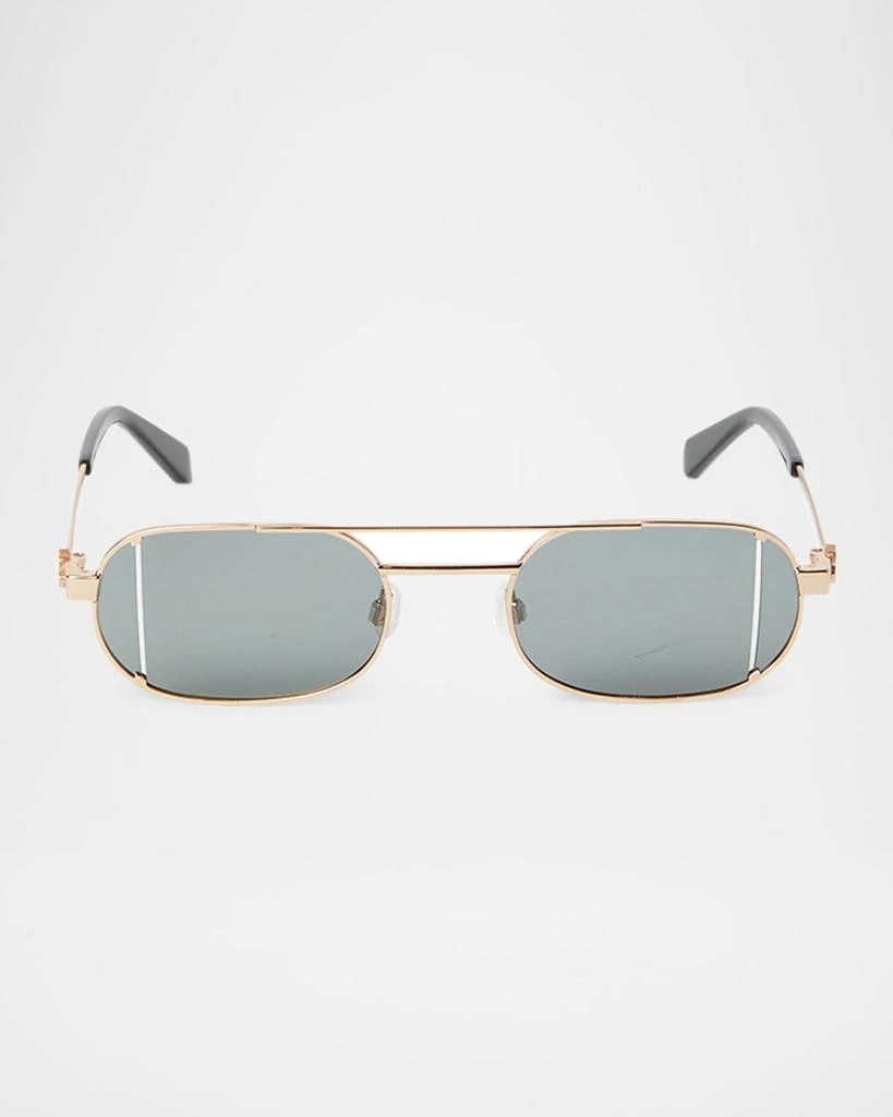 Accra Grey Cat Eye Unisex Sunglasses OERI027 1007 49 – On  display picture 1