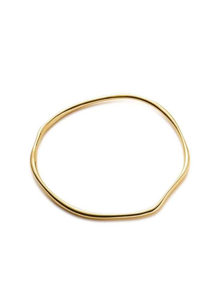 Missoma Molten Ripple 18kt gold vermeil bangle 3