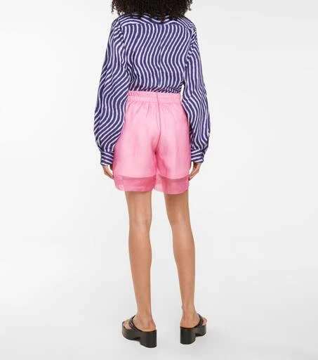 Dries Van Noten Cotton and silk organza shorts 3