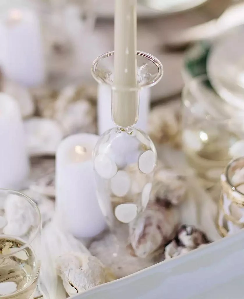 VIETRI Drop 9.5" Candlesticks, Set of 2 2