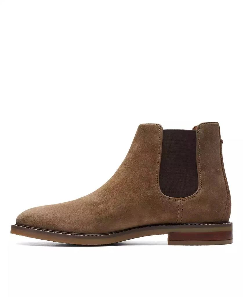 Clarks Men's Collection Jaxen Chelsea Suede Comfort Boots 6