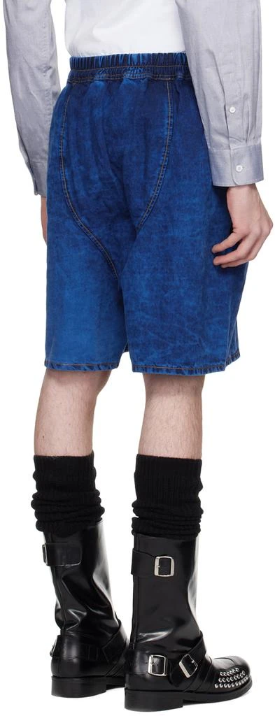 Vivienne Westwood Blue Bleached Shorts 3
