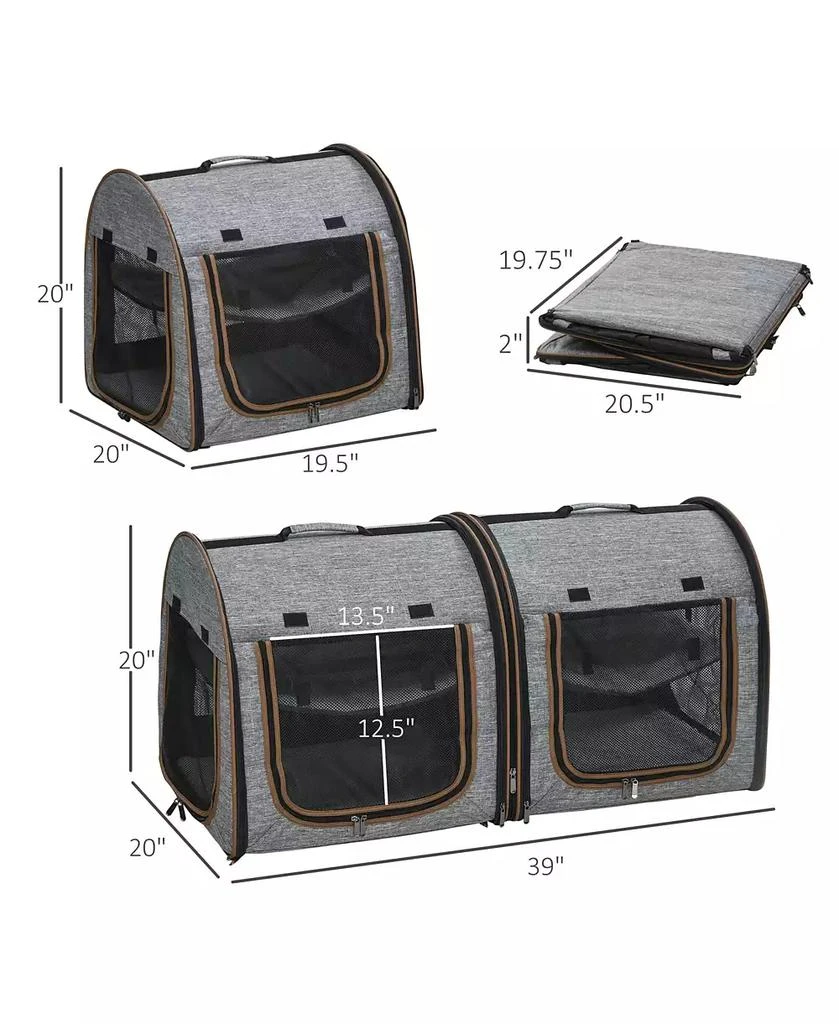 Zeus 
Ruta Travel Cat Crate Portable Soft-Sided Cat Carrier Bag 4
