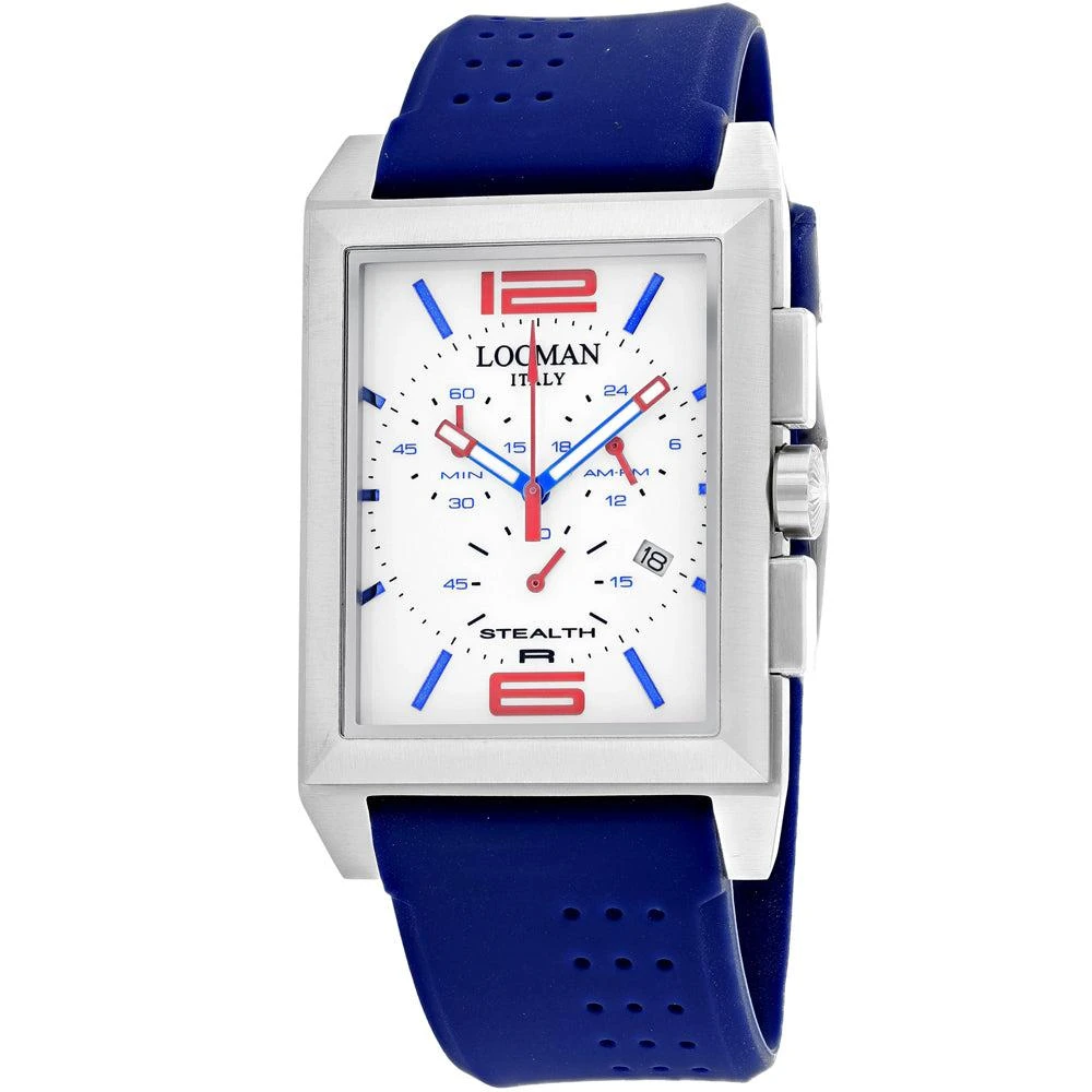 Locman Men's White dial Watch 1