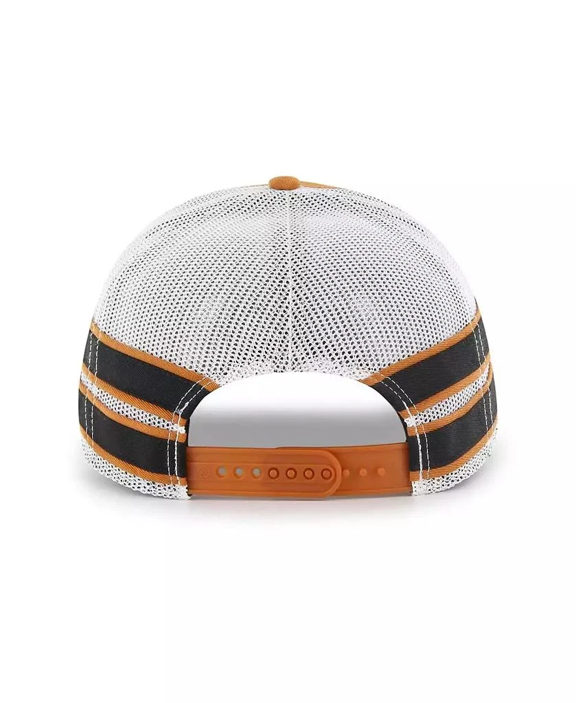 47 Brand Men's Texas Orange Texas Longhorns Straight Eight Adjustable Trucker Hat 4