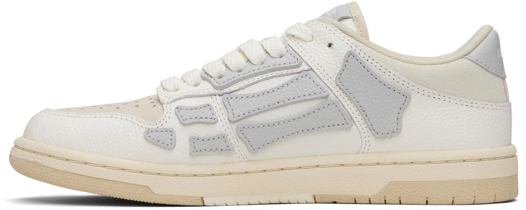 AMIRI White 
Gray Skel Top Low Sneakers 3