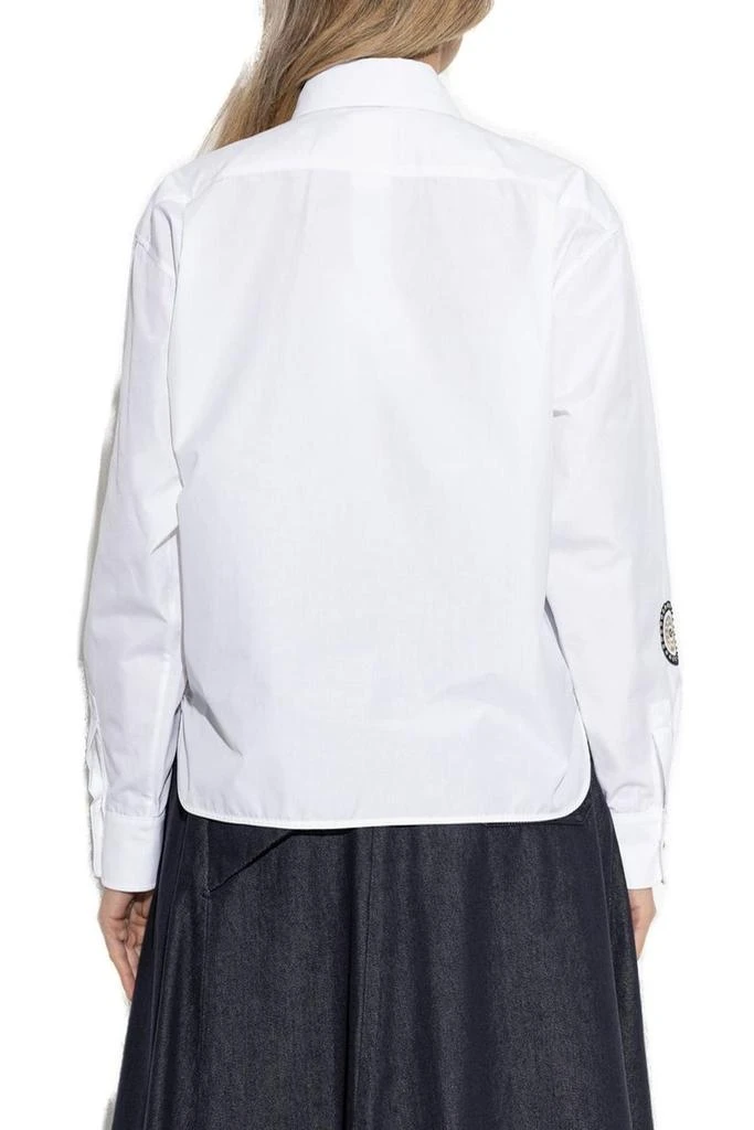 Max Mara Max Mara Shock Embroidered Long-Sleeved Shirt 3