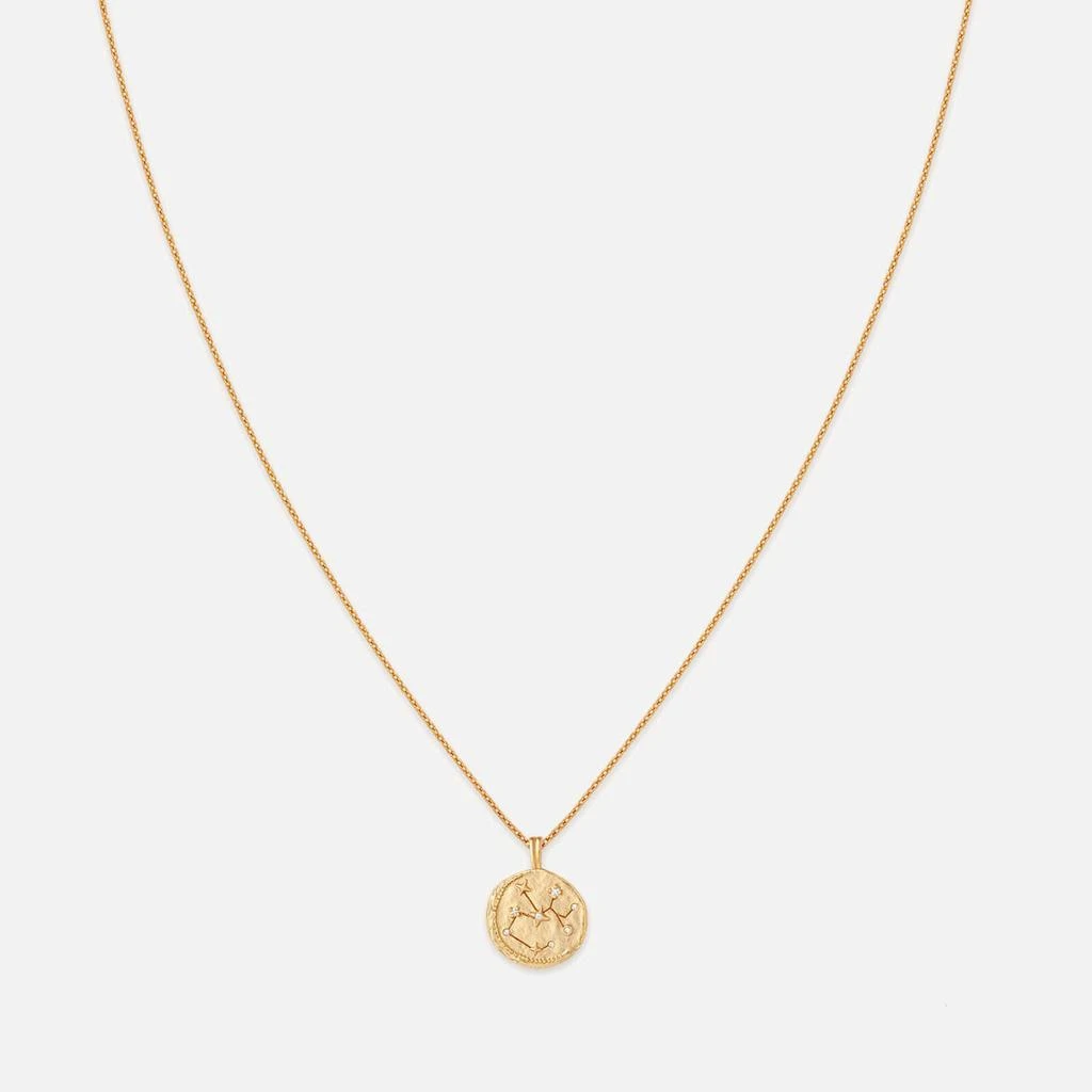 ASTRID & MIYU Astrid & Miyu Sagittarius Zodiac 18-Karat Gold-Plated Necklace 1