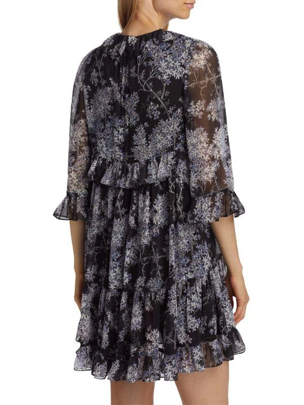 Cinq à Sept Emori Floral Ruffle Mini Dress 2