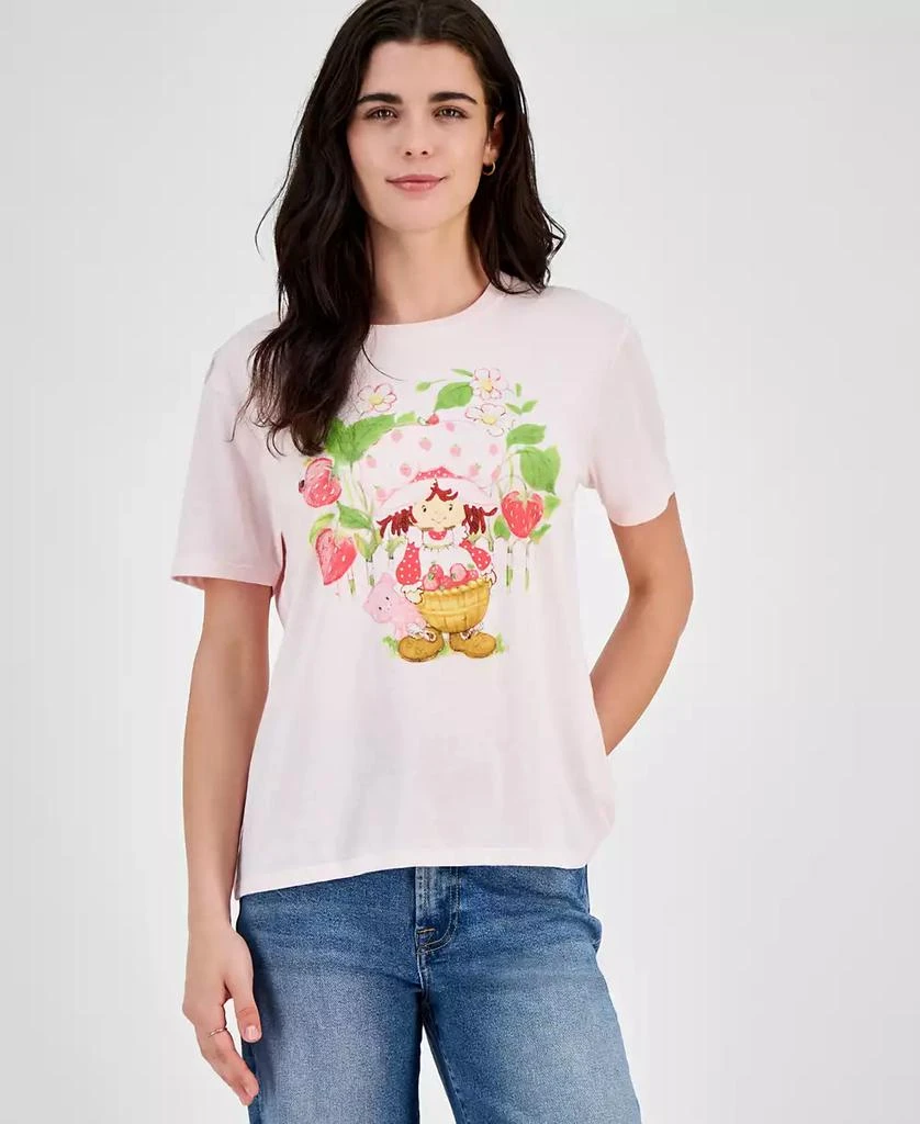 Love Tribe Juniors' Strawberry Shortcake Crewneck Tee 1