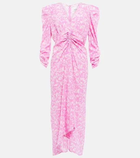 Isabel Marant Albini printed silk-blend midi dress 1