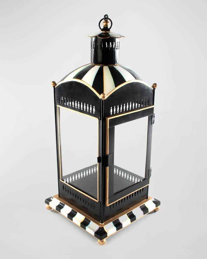 MacKenzie-Childs Courtly Stripe Large Candle Lantern